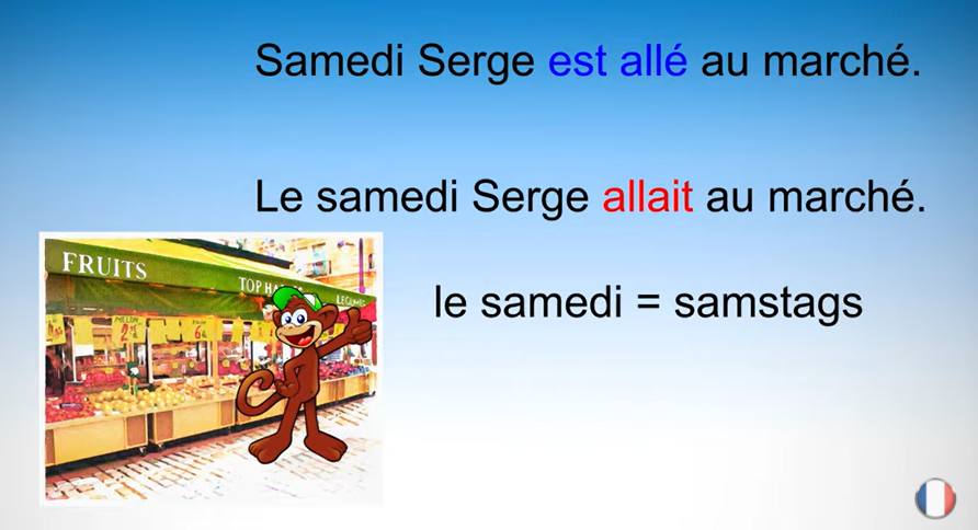 Die Wochentage als Signalwörter